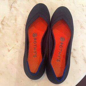 Rothy's The Flat Maritime Navy Womens 6 Ballet Flat Shoes Rothys